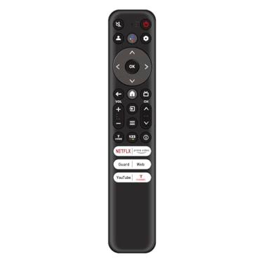Imagem de AULCMEET RC813 FMBA substitui o controle remoto por voz funciona na Smart TV TCL 75Q750G 85Q750G 55Q750G 65Q750G