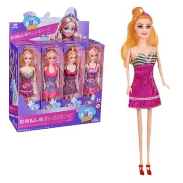 Imagem de Boneca Dolls Fashion Tipo Barbie Menina  Barato - Adijomar Brinquedos