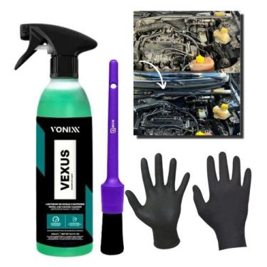 Imagem de Kit Vexus 500ml Vonixx + Pincel Zacs + Luvas - Limpador de Rodas e Mot