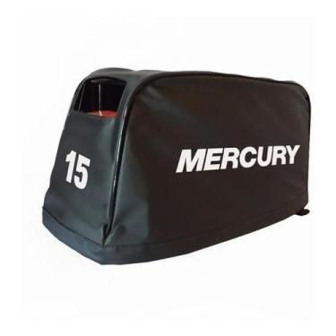 Imagem de Capa Para Capô Motor De Popa Mercury 15 Hp 1995 Up Americano - Spts