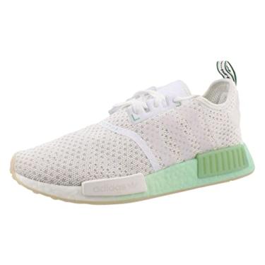 Imagem de adidas Tênis masculino NMD_r1, Branco nuvem, verde e branco, 36