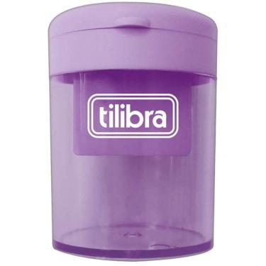 Imagem de Apontador C- Depósito Redondo Tilibra - 2 Furos Ap13 Roxo