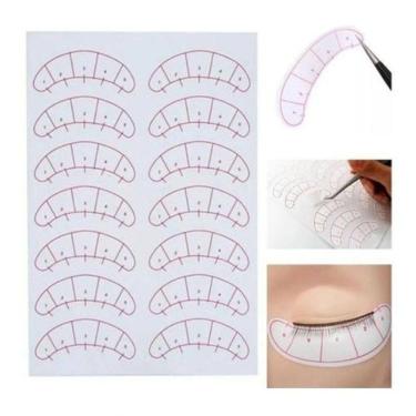Imagem de 60 Protetores De Pálpebras Alongamento De Cílios C- Marcação