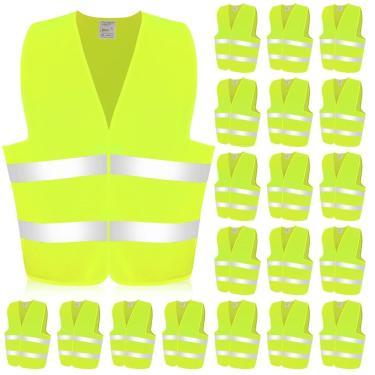 Imagem de Coletes de segurança Jeyiour High Visibility com faixas refletivas x20