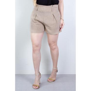 Imagem de Short feminino alfaiataria com zíper 60010-Feminino