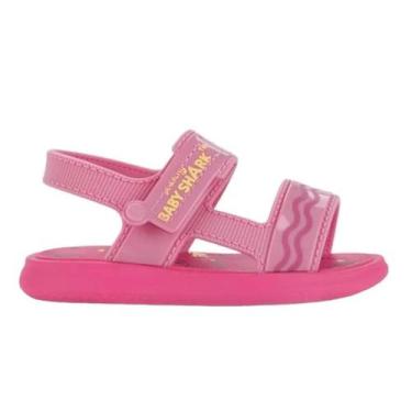 Imagem de Sandália baby shark summer grendene kids, Rosa, 20