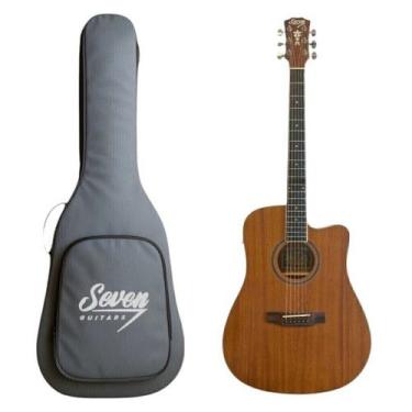 Imagem de Violão Eletroacústico Seven SVE-67 MH Mahogany C/Bag - Seven Guitars