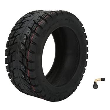 Imagem de Pneu de scooter elétrica de 11in de 11in, scooter elétrico de motocicleta anti -deslizamento, pneu, choque de borracha absorvendo forte pneu scooter para reparo de scooter