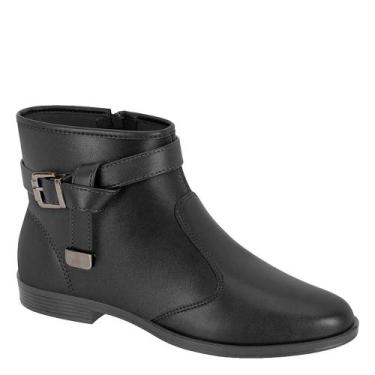 Imagem de Bota Feminina Café com Fivela Moleca, Preto, 37