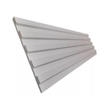 Imagem de Painel Ripado Lambril 10 PLACAS 30X100X2 cm Roda Meio Isopor Acabamento Parede
