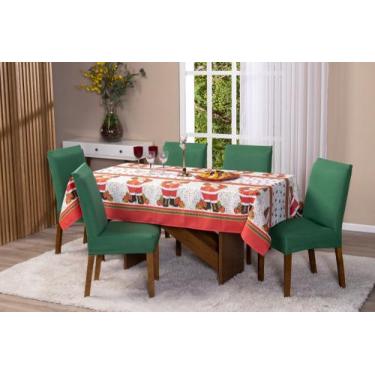 Imagem de Toalha Para Mesa Natal de 04 Lugares 1.40 Oxford OFERTA! - Bordados Ca