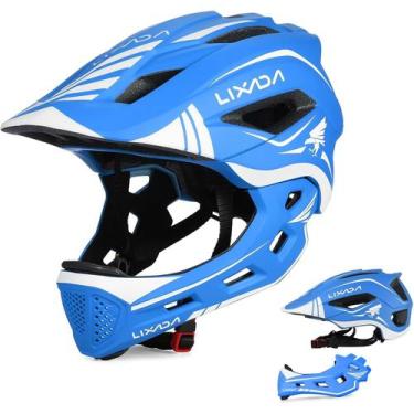 Imagem de Capacete de ciclismo LIXADA Kids removível para rosto inteiro para 52-