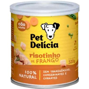 Imagem de Ração Úmida Pet Delícia Natural Risotinho de Frango Fácil Digestão - 320 g