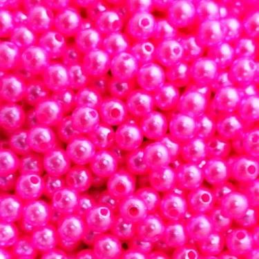Imagem de PÉROLA DE ABS LISA Nº 06 20G PEROLA 6 MM - LADEIRA BIJUTERIAS, ROSA MA