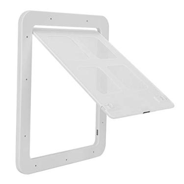 Imagem de Generic Porta do Animal de Estimação da Porta, de Cachorro Pequena e Corrigível Durável, 4 Janela de Tela Ventilação para Gato de Cachorro (L)