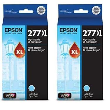 Imagem de Cartucho de tinta Epson T277 Claria Photo HD de alta capacidade ciano 