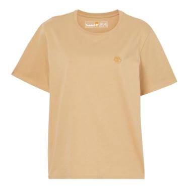 Imagem de Timberland Camiseta feminina Dunstan de manga curta, Bota de trigo leve, P