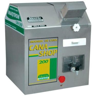 Imagem de Moenda Máquina Moer Caldo de Cana Elétrica com Rolo em Inox Cana Shop 