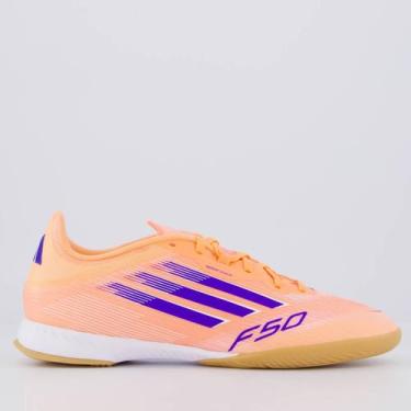 Imagem de Chuteira Adidas F50 League Futsal Laranja, 39