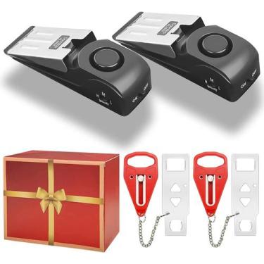 Imagem de Fechadura de porta portátil AceMining Home Security Travel, pacote com