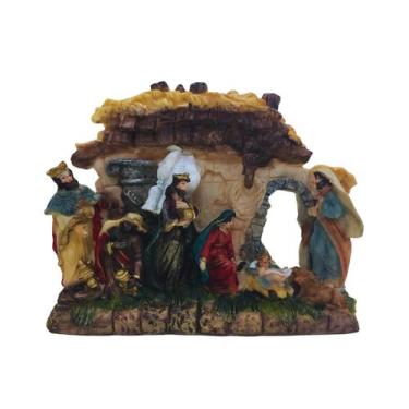 Imagem de Presépio De Mesa Resinado Grande Natalino 20cm - DreamInBox