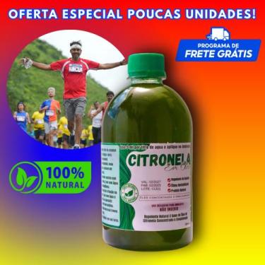 Imagem de Óleo de Citronela 100% Natural 1x500ml faz100L Repelente Anti Mosquito