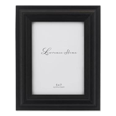 Imagem de Moldura de madeira preta desgastada 12 x 17 cm