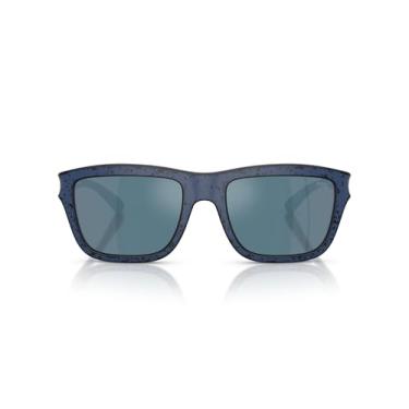 Imagem de Diesel Eyewear Óculos de sol quadrado de ajuste universal DL3006U, preto, 55 mm