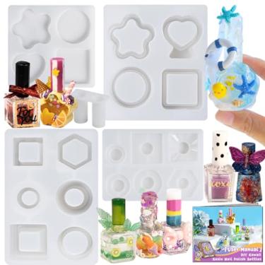 Imagem de Conjunto de esmalte de silicone para garrafa de resina para coqueteleira com manual