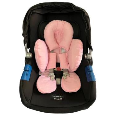 Imagem de Redutor Almofada Bebe Conforto Algodão + Protetor De Cinto - Bento Bab