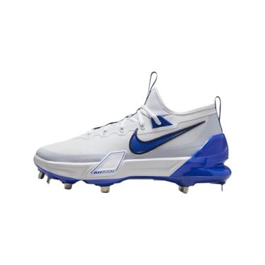 Imagem de Nike Chuteiras de beisebol Force Zoom Trout 9 Elite (FB2906-105, branco/azul marinho/cinza futebol/Hyper Royal), Branco/Azul Marinho Meia-Noite/Cinza Futebol/Hyper Royal, 41