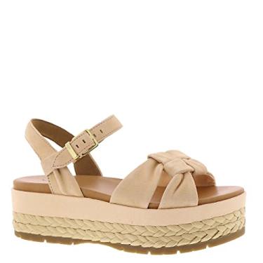 Imagem de UGG Sandália Neusch Feminina, Camurça Peach Fuzz, 11