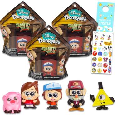 Imagem de Gravity Falls Blind Bag Party Favors 3 Pack – Bundle with 3 Disney Doorables Gravity Falls Mini Figure Blind Bags Plus Stickers, More | Gravity Falls Figurine for Kids, Teens