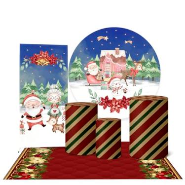 Imagem de Trio Capas Cilindro + Painel + Lateral e Tapete Natal (K3NAT0004)