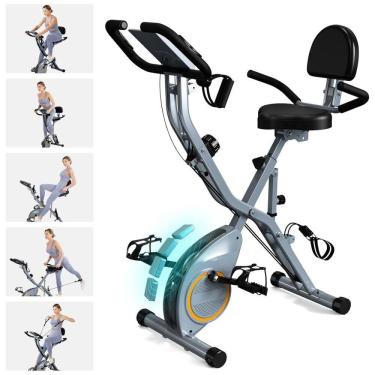 Imagem de Bicicletas dobráveis ??de bicicleta estacionária para casa. 5 em 1 bicicleta de treino interna. Bicicleta de ciclismo