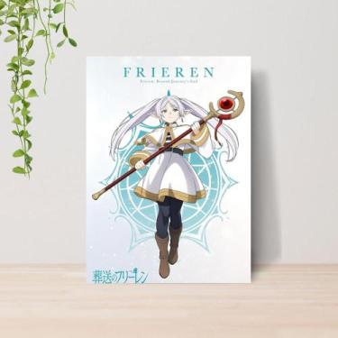 Imagem de Quadro Decorativo Anime Frieren A4  Placa MDF 012 - Lomi Art
