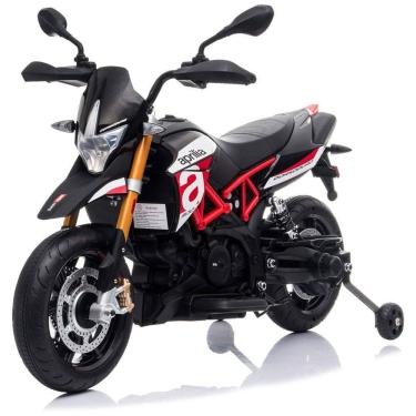 Imagem de Moto Elétrica 1 Assento 12V, com Luzes de LED, MP3, TOBBI, Vermelho