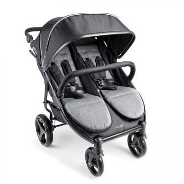 Imagem de Carrinho de Bebê Duplo com Assentos Reclináveis Para Até 36 KG, Gaggle, Cinza