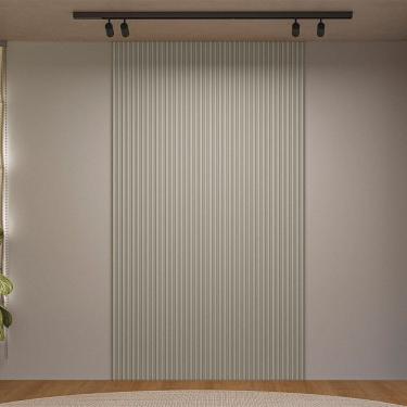 Imagem de Painel Ripado Modular 1.4 Linea Brasil Gris Fosco
