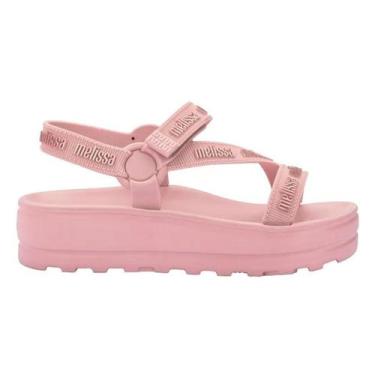 Imagem de Sandália Melissa Stripes Platform M Lover Rosa, Rosa, 36