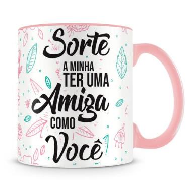 Imagem de Caneca Personalizada Sorte a Minha Ter Uma Amiga Como Você - Presente 