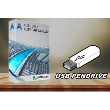 Imagem de Licença vitalícia do software AutoCAD Civil 3D 2022 - Cartão USB - Mar