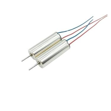 Imagem de 2 peças 0720 7 mm x 20 mm Coreless Electronic Starter DC 3,7V 47000RPM alta velocidade pequeno copo oco motor DIY RC drone aeronave hobby brinquedo modelo