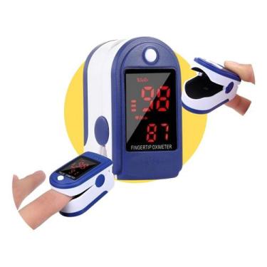 Imagem de Oximetro Digital de Dedo Portátil Medidor De Saturação De Oxigênio par