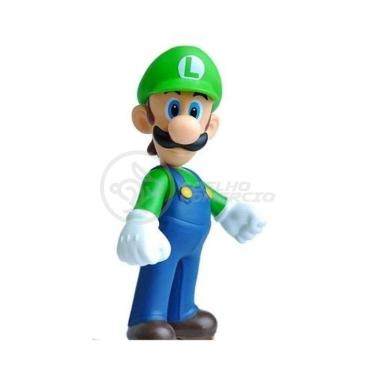 Imagem de Boneco Action Figure Luigi Articulado 23cm Super Mario World