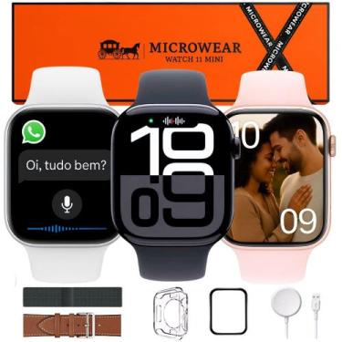 Imagem de Microwear Smart Watch W11 Mini Series 11 42mm Responde WhatsApp Origin