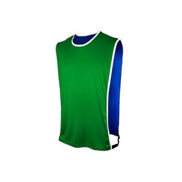 Imagem de Colete fut.treino dryfit dp vd/az garra