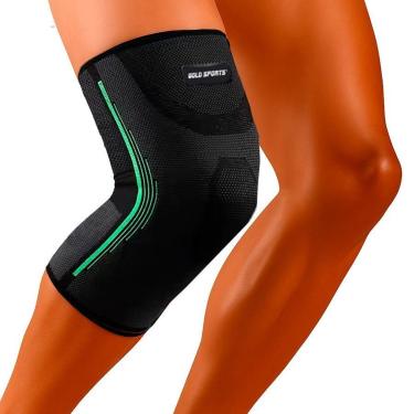 Imagem de Joelheira De Compressão Gold Sports Elástica Estabilidade e Fortalecimento-Unissex