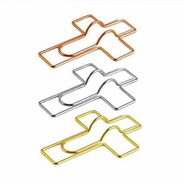 Imagem de Clipe de caneta multifuncional, 6 peças, suporte portátil para cadernos, livros, agendas, pranchetas