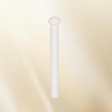 Imagem de Pincel de mistura labial com ponta de esponja, pacote com 2 - aplicador de maquiagem branco creme para batom ombré